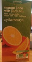 Orange Juice with Juicy Bits from Concentrate