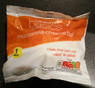 Mozzarella Cheese Ball by SAINSBURY'S STANDARD STREET CO.