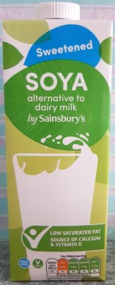 Sweetened Soya Milk by by sainsbury's