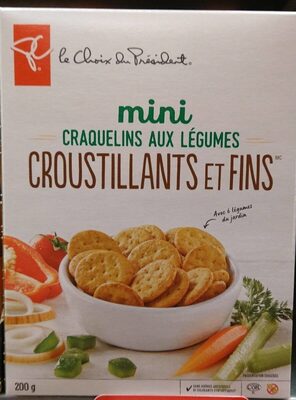 Mini craquelins aux légumes by President's Choice