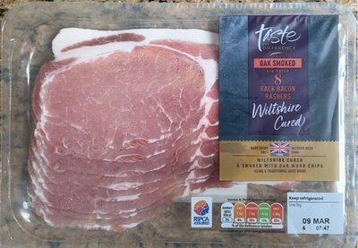 Oak smoked bacon by Sainsbury's