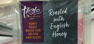 Honey roast wafer thin british ham slices by Sainsbury's