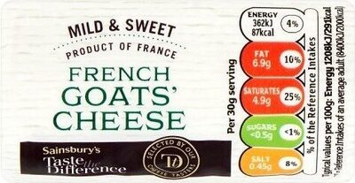 French Goats' Cheese by Sainsbury's