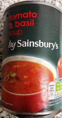 Tomato & basil soup by Sainsbury's