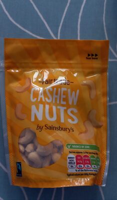 Fairtrade cashew nuts by Sainsbury's