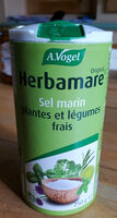 Sel marin plantes et légumes frais