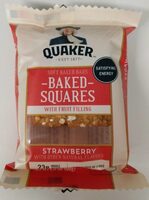 Strawberry baked squares with fruit filling soft baked bars