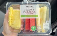 Melon and pinapple fingers