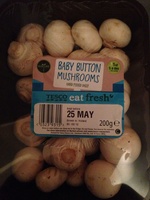 Baby button mushrooms