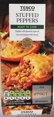 Stuffed peppers by Tesco