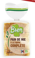 Pain de mie à la farine complète