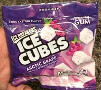 Arctic Grape Ice Cubes Bag