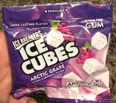 Arctic Grape Ice Cubes Bag by Ice Breakers