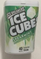 ICE BREAKERS ICE CUBES Spearmint Sugar Free Gum