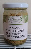 Organic Wholegrain Mustard with Cider Vinegar