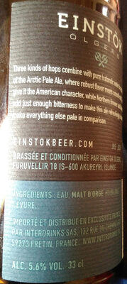 Einstok Iceland pale ale by Einstök