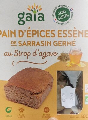 Pain d'épice essene de sarrasin germé by Gaia