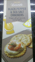 Black Pepper & Sea Salt Crackers