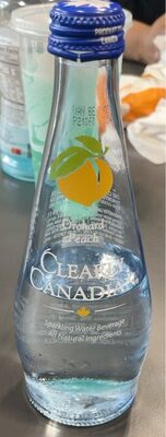 Orchard Peach Sparkling Water Beverage by Clearly Canadian