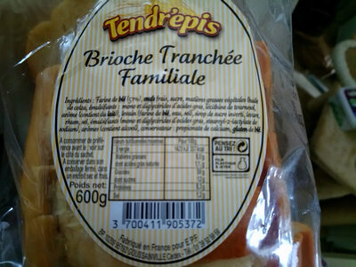 Tendrépis Brioche tranchée Familiale by EPF