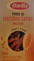 Penne de lentilles corail (Rote Linsen)