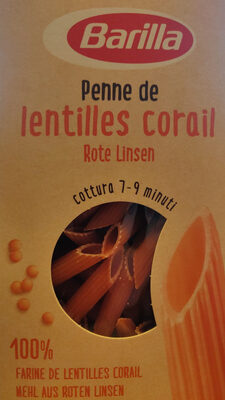 Penne de lentilles corail (Rote Linsen) by Barilla