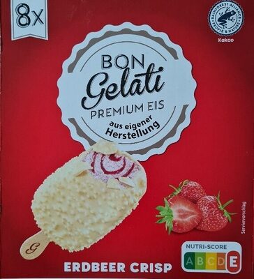 Erdbeer Crisp Eis by bon gelati Lidl