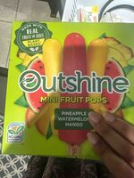 Mini Fruit Pops Pineapple Watermelon Mango