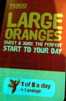 Large oranges