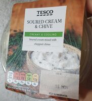 Soured cream and chive dip