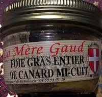 Foie gras entier de canard mi-cuit