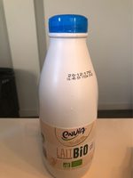 Lait demi-écrémé  UHT bio Envia