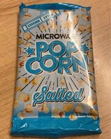 Microwave salt popcorn