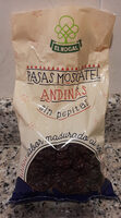 Pasas moscatel andinas sin pepitas