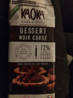 Kaoka dessert noir corsé 72%