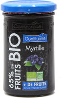 Myrtilles, 65% de fruits