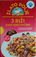 3 Riži rjavi, rdeči in črni