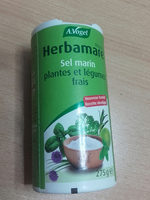 Sel marin plantes et légumes frais