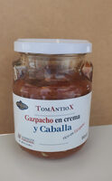 Gazpacho en crema y cabala