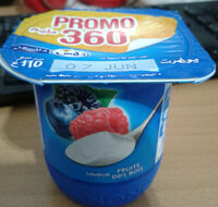 Yaourt aromatisé fruits de bois
