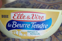Le beurre tendre