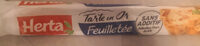 Tarte or feuilletée
