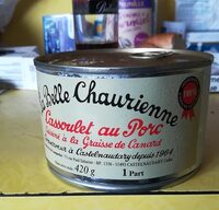 La belle chaurienne cassoulet au porc
