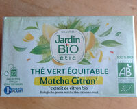 Thé vert équitable matcha citron