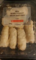 Mini nems poulet sauce nuoc mam