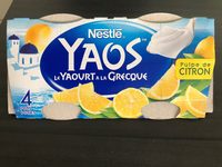 Yaos yaourt a la grecque pulpe citron