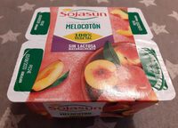 Postre vegetal con melocotón