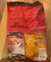 Habanero chili tortillas