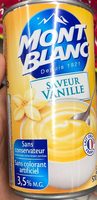 Mont blanc saveur vanille