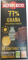 Dark Chocolate Ghana 77%